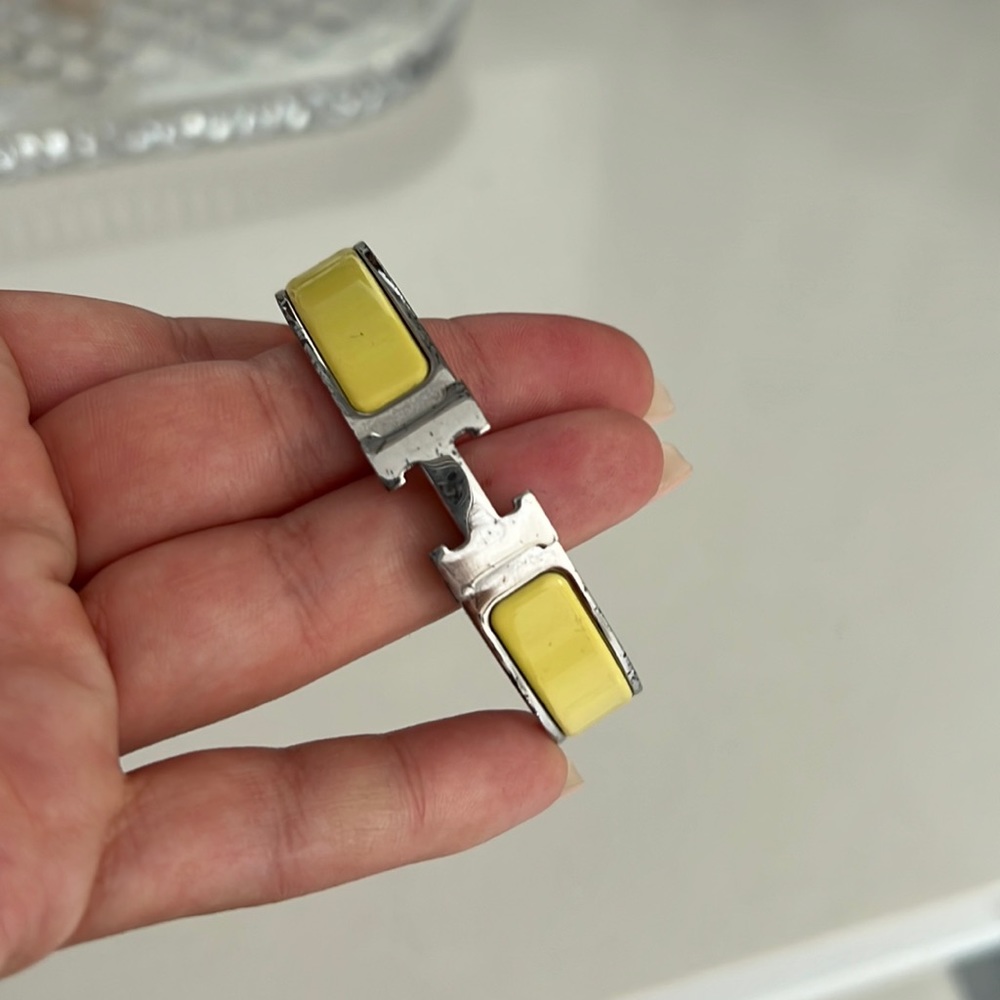 Yellow Hermes bracelet